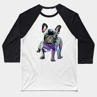 Watercolorful Frenchy Baseball T-Shirt